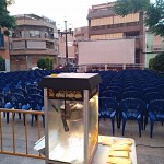 Cine con palomitas de maiz